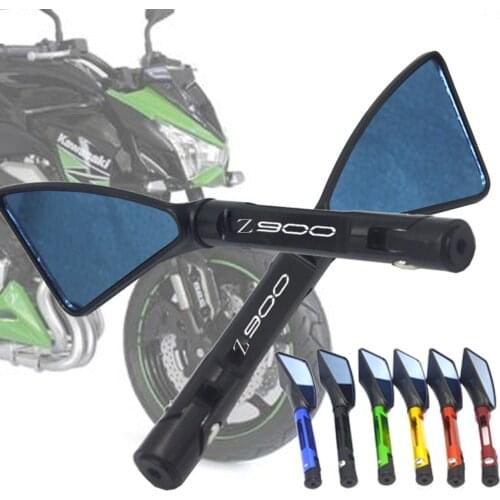 Universal Motorcycle mirror CNC side Rearview For kawasaki Z900 Z 900