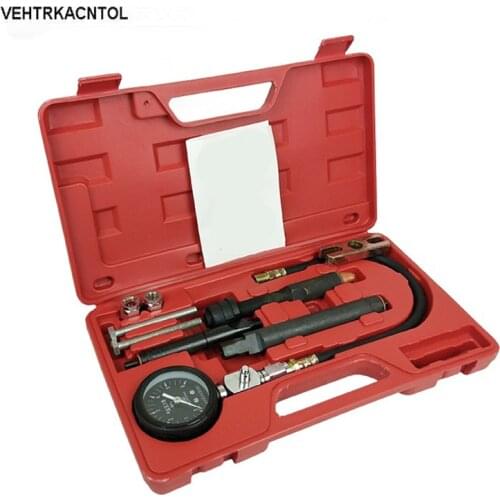 VEHTRKACNTOL Diesel Engine Car Truck Cylinder Pressure Gauge Cylinder Pressure Leakage Gauge Meter Tester Tool