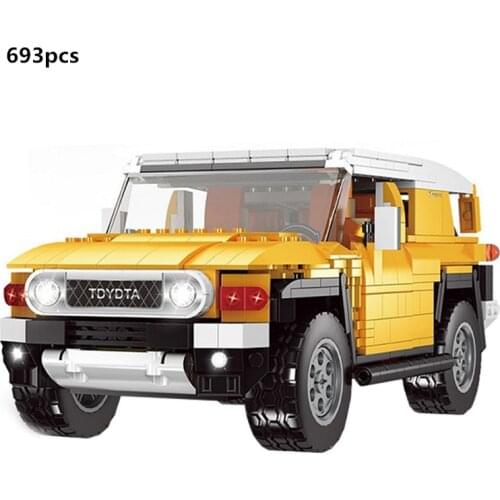 High-Tech Off-Road SUV Vehicle FJ Land Cruiser Building Blocks Sets Bricks Creator MOC Car Classic Model Toys For Children Gifts