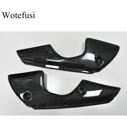 Wotfsi Motorcycle Pair Left & Right Carbon Fiber Side Cover Panel Part For Yamaha R1 2009 2010 2011 2012 2013 2014 [PA520]