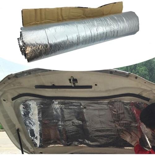Car Proof Cover insulation cotton Pad Heat Closed Cell Thick Aluminum Fiber Engine Firewall Heat Aluminum Foam Mats