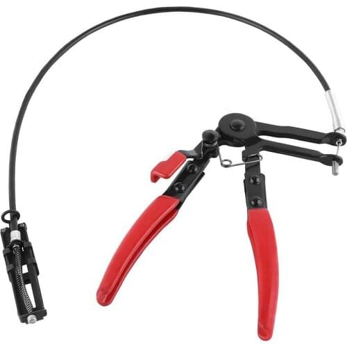 Auto/Car Repairs Bent Nose Hose Clamp Pliers Hand Tools Cable Type Flexible Wire Long Reach Hose Clip Pliers Hand Tools Set