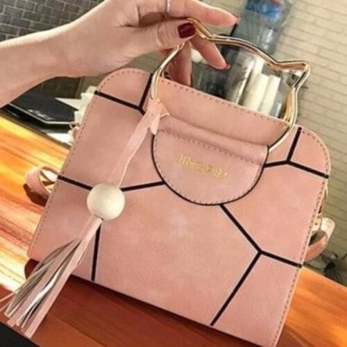 HANSOMFY Women Bag Vintage Handbag Casual Tote Fashion Women Messenger Bags Shoulder Top-Handle Purse Wallet Leather 2019 MQ-37