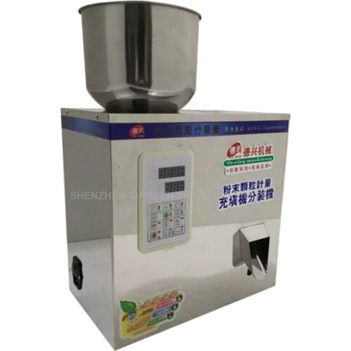 1pcs 5-100g tea Packaging machine grain filling machine granule medlar automatic salt weighing machine powder seedfiller