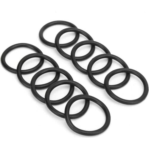 10pcs Car Bumper Fender Quick Release Fasteners Bands O-Ring Gaskets Rubber Unicersal