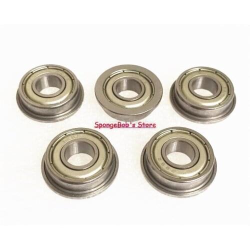 30pcs/Lot F696ZZ F696 ZZ 6x15x5mm Flange Bearing Deep Groove Ball Bearing Mini Ball Bearing