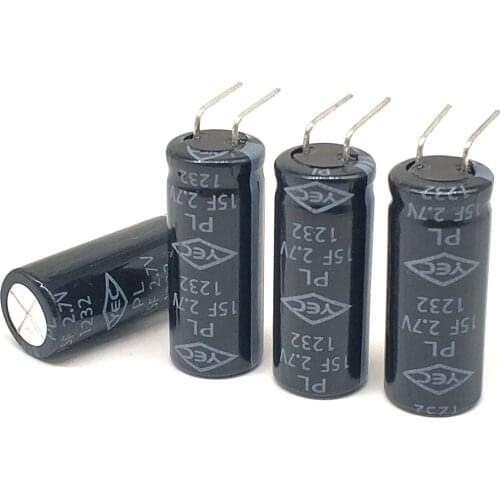 5pcs Super capacitor 2.7V15F cut foot YE-107026A 15.0f farad capacitor