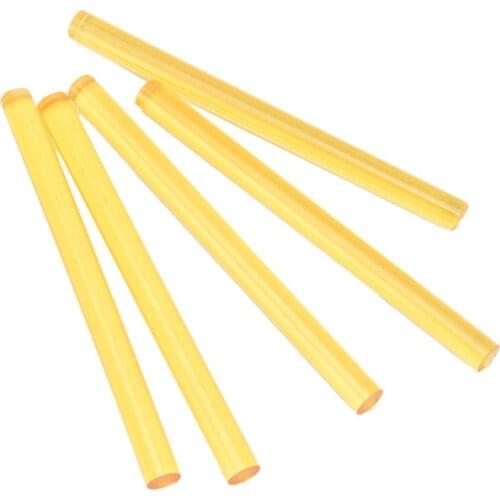 60pcs/lot Hot Melt Hair Glue Sticks (10cm Black&yellow), Good Quality Keratin Glue Sticks For Hair Extensions