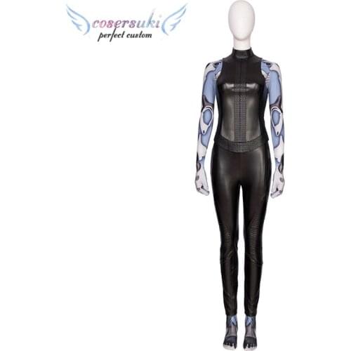 Alita: Battle Angel Alita Leather Uniform Girl Sexy Fancy Cosplay Costume Stage Performance Clothes , Perfect Custom for You