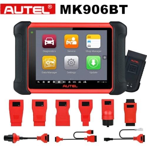 Autel MaxiCOM MK906BT OBD2 Diagnostic Scanner with Bluetooth VCI Box Multi-Language Upgraded Version of Maxisys MS906BT