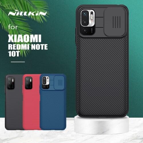 For Xiaomi Redmi Note 10T 5G Case Nillkin CamShield Slide Camera Case Frosted Shield Textured Cover for Redmi Note 10T 4G Case
