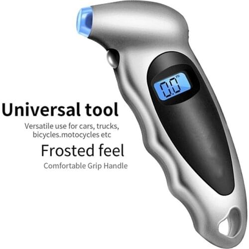 Digital Tire Pressure Gauge monitoring LED Backlight tire pressure Tester Car Auto Wheel Air alarm system PSI KPA BAR
