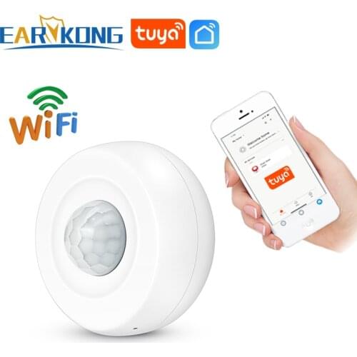 Wifi Ceiling Infrared Detector PIR Movement Sensor Human Body Motion Sensor Alarm Security Burglar Alarm System IOS Android APP