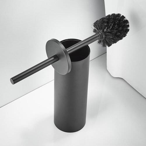 Bathroom Toilet Brush Holder for Storage and Organizer With Stainless Steel Brush Holder Wall Mounted Home Improvement