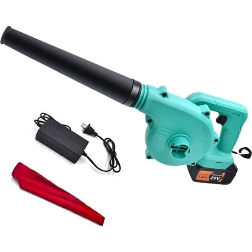 Electric Handheld Cordless Air Blower Vacuum Dust Cleaner Leaf House Cleaning Blowing And Suction with 1 battery