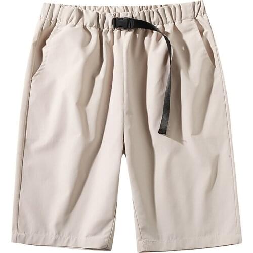 Hot 2021 Newest Summer Casual Shorts 2020 summer solid casual shorts men cargo shorts plus size beach