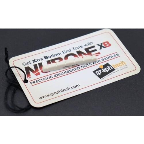 Graph Tech PQ-5042-00 TUSQ Nut XL 42mm Pre-Slotted Flat Bottom Guitar Nut for FD Strat Tele Electric guitar Ivory