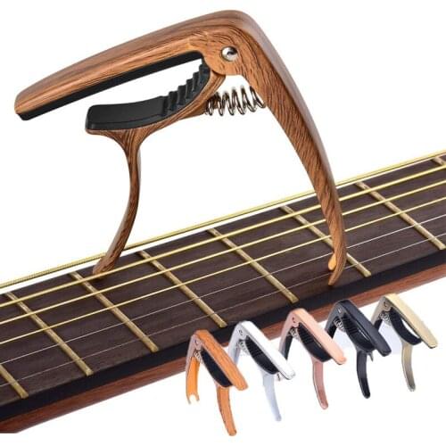 Guitar Capo For Acoustic Electric Guitar Quickly Change Clamp Soft Silicon Padding Guitar Capo Zinc Alloy Capo-Trigger Capo