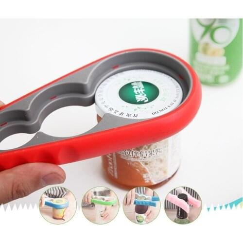 Lid can opener 4 in 1 multi purpose can opener can mouth grab screw cap screw cover kitchen accessories gadget
