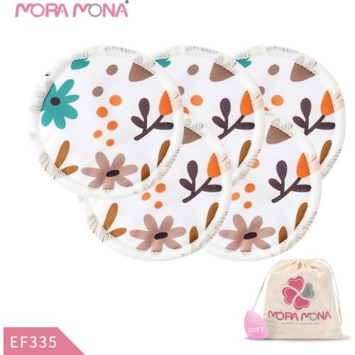 Mora Mona 5 Pcs/Pack Reusable And Washable Makeup Removing Pad