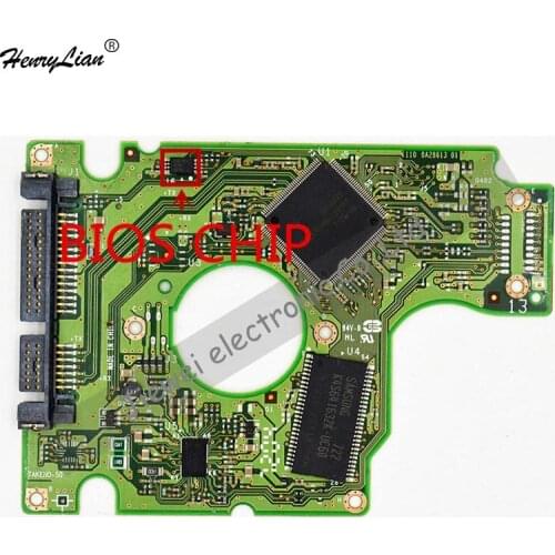 HDD PCB FOR /LOGIC BOARD/BOARD NUMBER:220 0A28613 01 MAIN CONTROLLER IC:0A50489 /STICKERS:0A52026