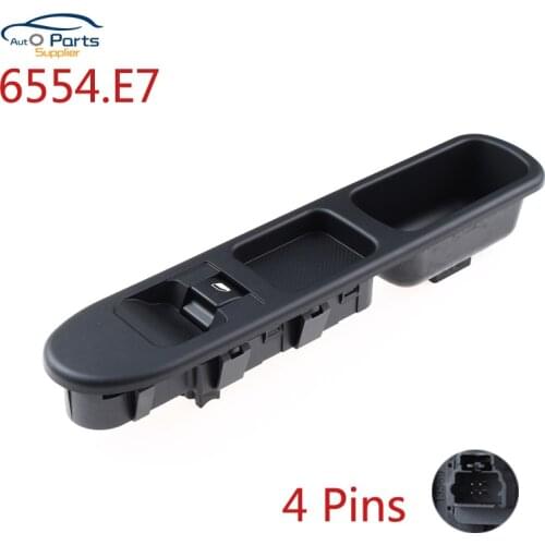 New Passenger Side Control Window Switch For Peugeot 307 SW CC 307SW 307CC 6554.E7 6554E7