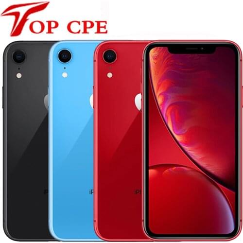 Unlocked Original Apple iPhone XR | 6.1" Liquid Retina Fully LCD Display 64GB/128GB/256GB ROM 4G Lte Apple used Smartphone