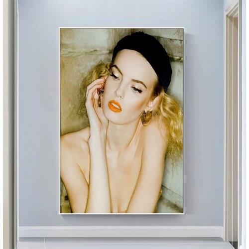 Silk Cloth Wall Poster Jessica Pain Sexy Model Star Art Home Decoration Gift