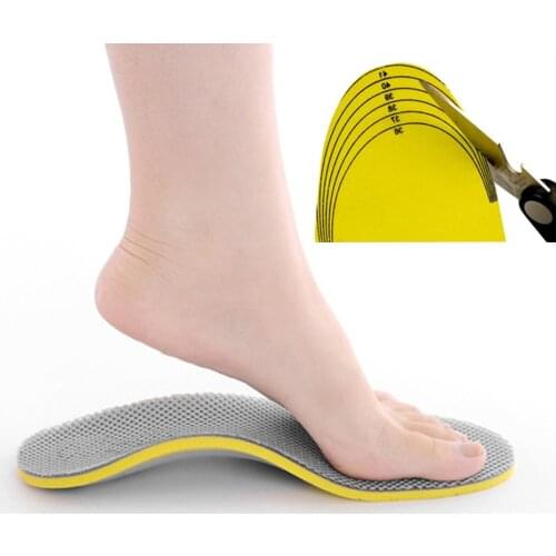 Men Women Flat Foot Insoles Arch Support Shoes Pads insoles Absorption Cushions