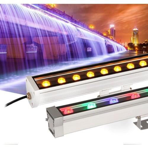5pcs Led Washer Wall Linear Lamp Dmx512 RGB 12W 18W 24W 36W 48W DC12V 24V Outdoor Landscape Light
