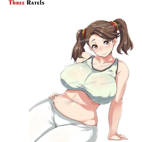 Three Ratels A23 Cute Girl Sazaki Kaoruko For Gundam Waterproof Automobiles & Motorcycles Sticker Used In Whole Auto Surface