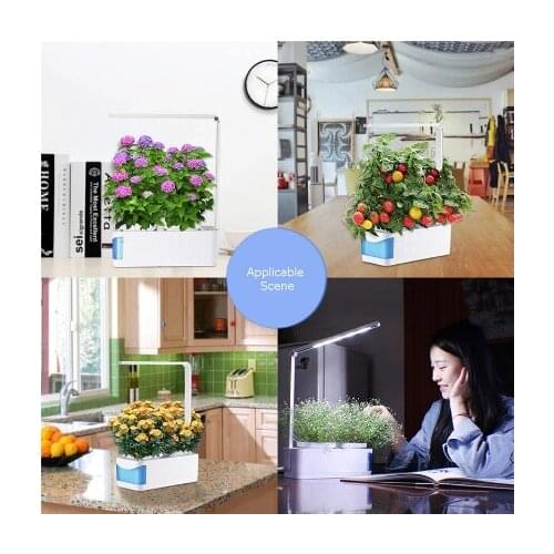 Smart Herb Garden Kit LED Grow Light Hydroponic Growing Multifunction Desk Lamp Garden Plants Flower Hydroponics Grow Tent Box