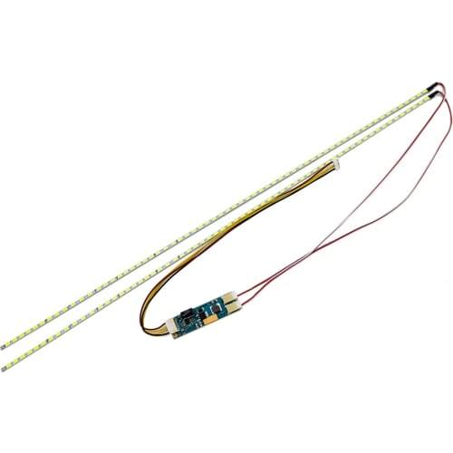 Universal Highlight Dimable LED Backlight Lamps Update kit Adjustable LED Light For LCD Monitor 2 LED Strips Free Shipping