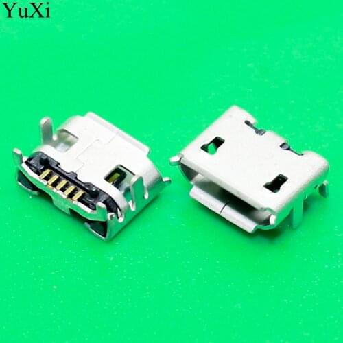 YuXi Micro 5P Micro USB jack connector for phone GPS,charging port data port for phone,big OX horn feet DIP 5P SMD V8