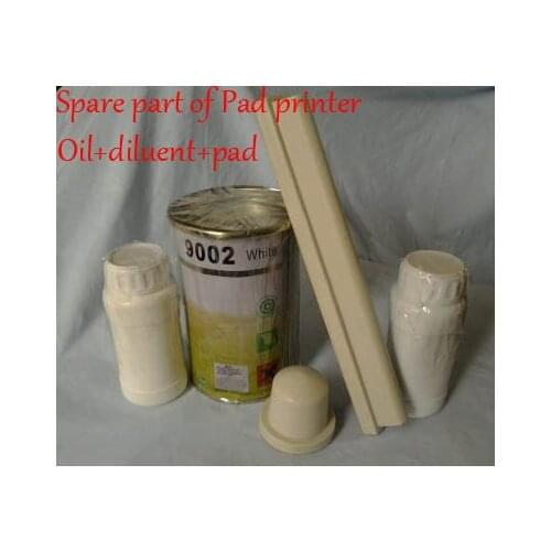 Spare part to automatic electrical pad printing machinery,soft pad+diluent+oil,available for manual printer,OEM factory promote