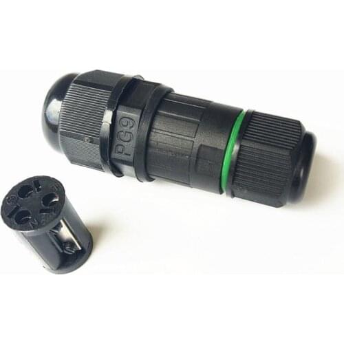 1pcs IP68 Mini 3 Pins Straight Quick Connector Waterproof Splice Outdoor Cable Wire Connector Sealed Retardant Junction Box