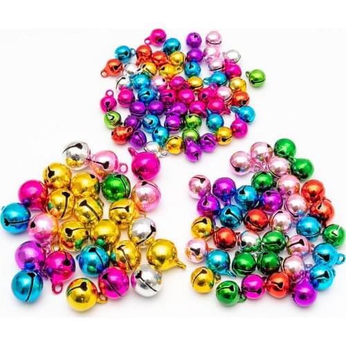 20Pcs Jingle Bells Aluminum Loose Beads Small For Festival Party Decoration/Christmas Tree Decoration/DIY Crafts Accessories
