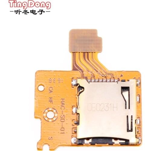 20pcs Tf Card Slot Micro-Sd Socket Board Replacement For Nintendo Switch Game Console Card Reader Slot Socket DIY USB-MICRO SD