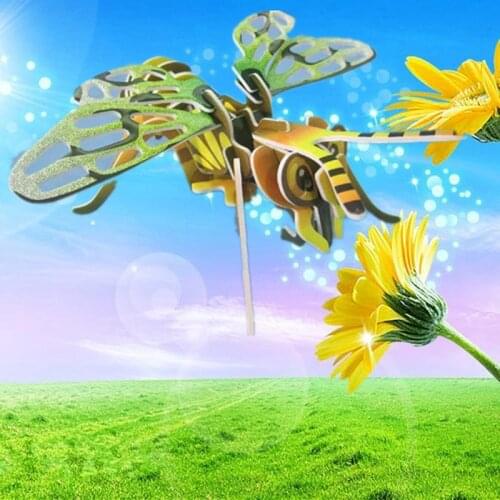 3D Bee Puzzle Jigsaw Puzzle Card (Into the Insect World to Explore Mysteries of Insects)