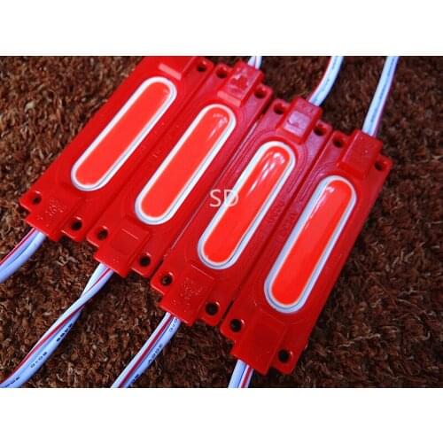 500pcs 2W Injection led COB module DC24V car truck moto Advertising lamp led background Letter light warm white/red/blue/Green