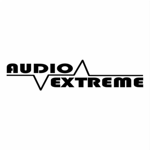 Audio Extreme Word Decal Vinyl Car Stickers Accessories Black Silver CL521