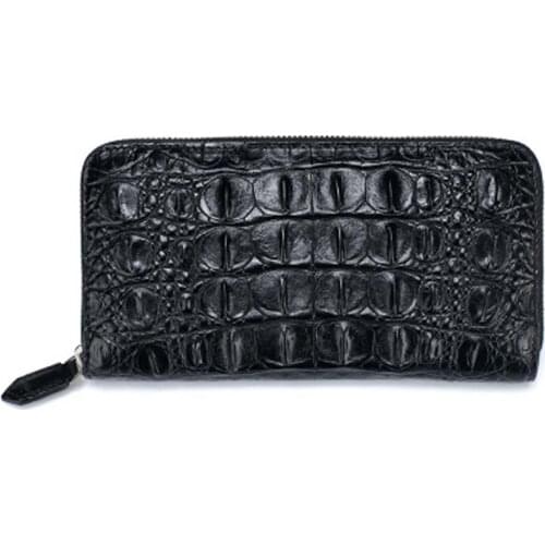 Baoduli Thailand crocodile wallet men clutch bag Genuine leather long handbags zipper Clip package crocodile Male hand bag