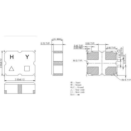 Free Shipping! New Original TA0285A 0285A SAW Filter 1575.42 MHz SMD 2.5X2.0 mm