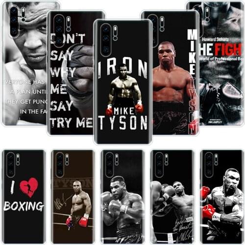 Mike Tyson Boxer Man Phone Case For Huawei Honor 10 9 20 9X 8A 8X 8S 7A 7X Lite Pro 10i 20i Y5 Y6 Y7 Y9 2019 Cover Coque
