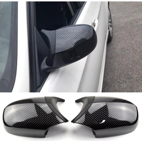 Mirror Cover ABS Carbon pattern Car Rearview Mirror Cap Cover Direct Replace For BMW E90 E91 2008-11 E92 E93 2010-13 LCI