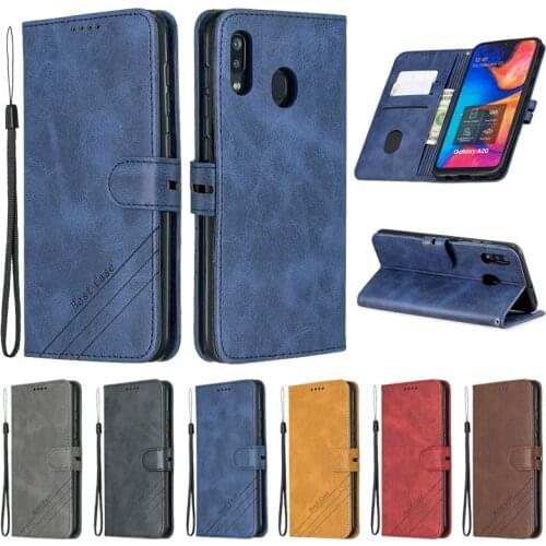 For Samsung Galaxy A40 Case Leather Flip Case For Coque Samsung A40 Phone Case Galaxy A40 A 40 A405F Funda Magnetic Wallet Cover