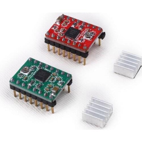 3D Printer Parts Reprap Stepper Driver A4988 Stepper Motor Driver Module with Heatsink for ramps 1.4