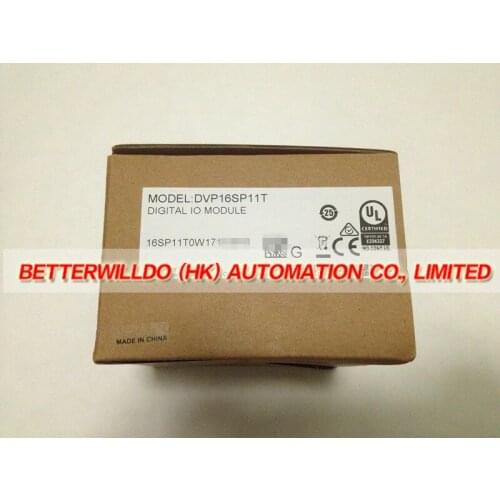 DVP16SP11T NEW IN BOX PLC Digital extension module 8DI 8DO transistor(NPN) output Digital Module 1 Year Warranty
