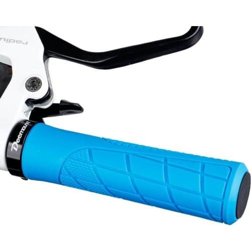 Deemount Eco-friendly TPR Grips Special Pattern Texture Surface Anti-skid Bar End Comfy Hand Feel Multi Color Options