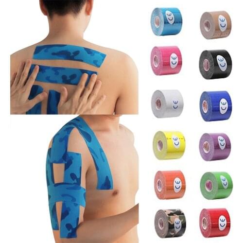 Kinesiology Tape Kinesio Tape Grip Tape Athletic Recovery Elastic Kneepad Muscle Pain Relief Knee Pads Support Bandage Fitness